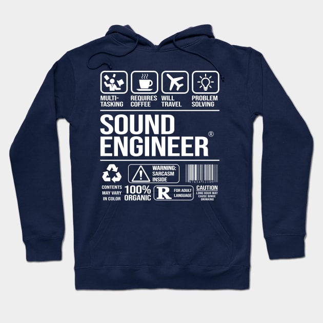 Sound Engineer Hoodie by Stellart